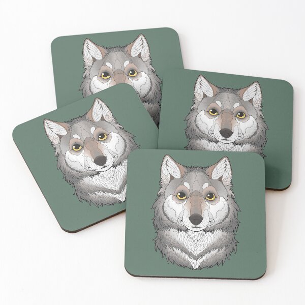 Item preview, Grey Wolf Head designed and sold by Ashley Veldhuis.