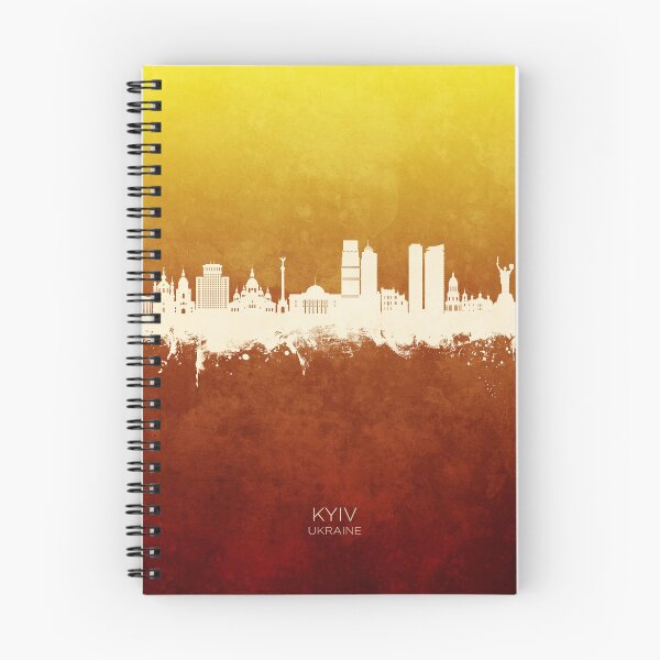 Aperçu de l'œuvre Skyline de Kiev en Ukraine créée et vendue par ArtPrints.