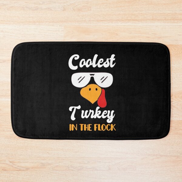 Item preview, Coolest Turkey In The Flock , Silly Turkey Face - Funny Thanksgiving Fall Joke Humor designed and sold by AMINE  ★★★★★.