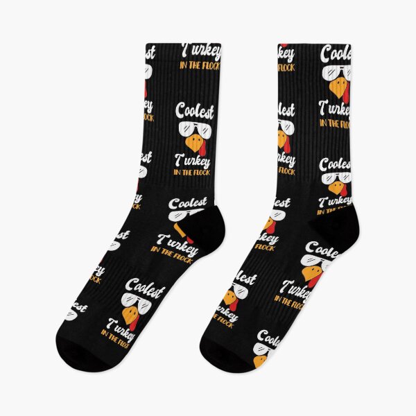 Item preview, Coolest Turkey In The Flock , Silly Turkey Face - Funny Thanksgiving Fall Joke Humor designed and sold by AMINE  ★★★★★.