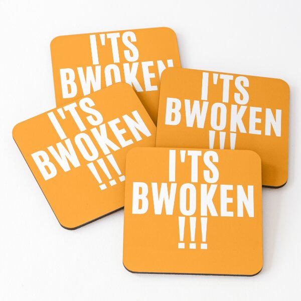 Item preview, It's BWOKEN !!! (Orange) designed and sold by F1TwoTee.