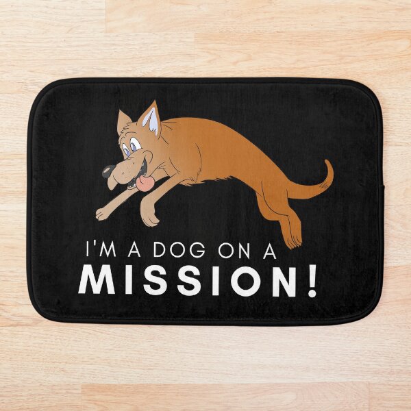 Item preview, Dog on a mission - I love my dog - Playful dogs designed and sold by TheWrightLife.