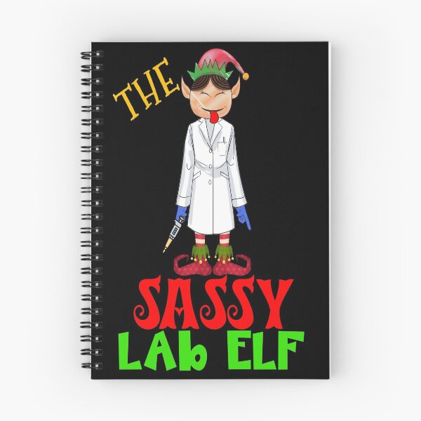 Item preview, THE SASSY LAB ELF FUNNY CHRISTMAS MEDICAL LAB SCIENTIST TECH SCIENTIST MICROBIOLOGY designed and sold by Hippiesole.