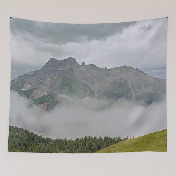 Item preview, Clouds over hte mountains of the French Alps designed and sold by xophotography.
