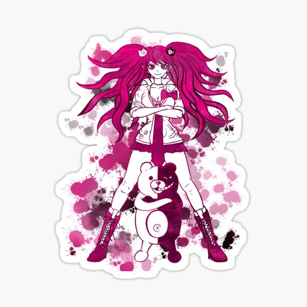 Junkonand Monokuma Sticker For Sale By Bjobecreations Redbubble