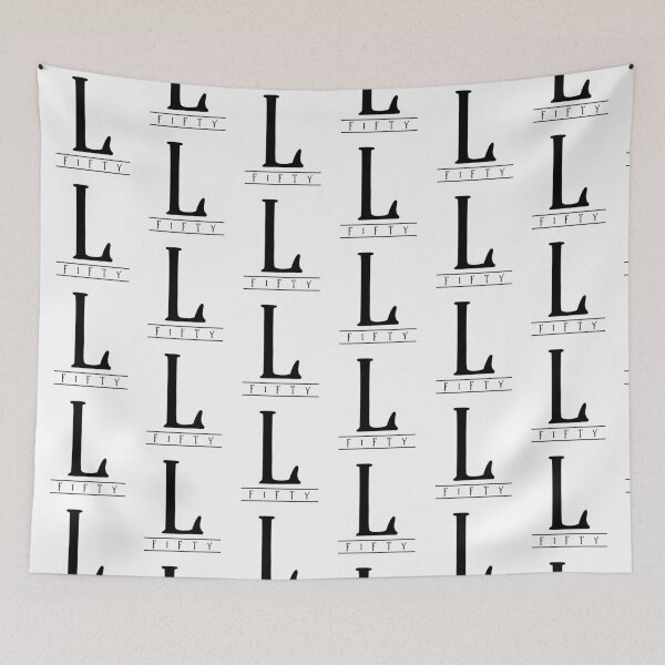 Item preview, L (Fifty) Black Roman Numerals designed and sold by VicEllisArt.