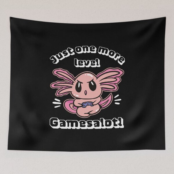 Item preview, Axolotl Video Games / One More Level Amphibians Kawaii Fish design designed and sold by CreatedByHeidi.