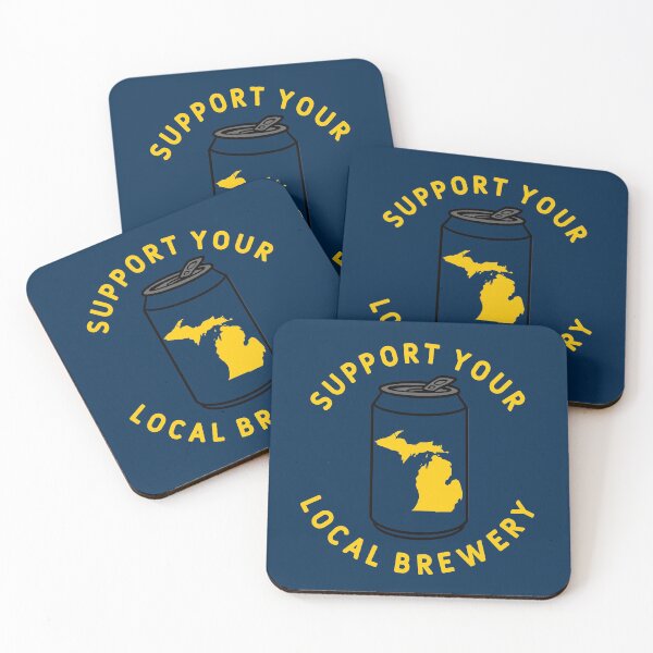 Item preview, Support Your Local Brewery Michigan designed and sold by fearcity.