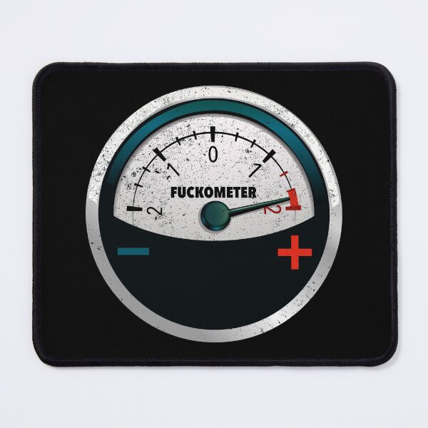 Item preview, Fuckometer Retro Vintage Distressed Patch Gauge Speedometer designed and sold by GraphifyArt.