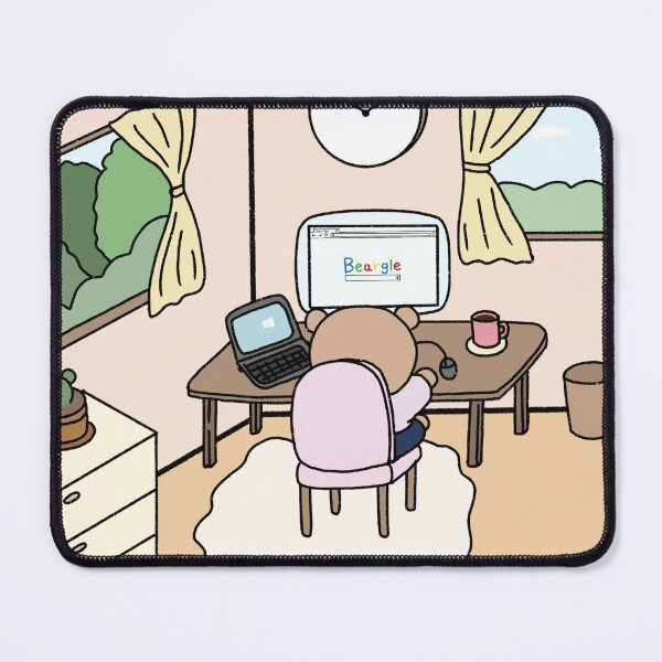 Item preview, Working from home bear designed and sold by takenoko-3.