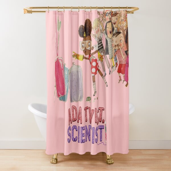 Ada twist Netflix animation series Shower Curtain