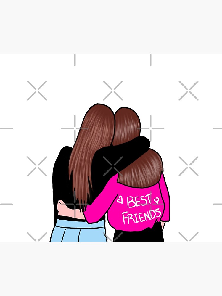 Best friends  Bff drawings, Tumblr drawings, Tumblr girl drawing