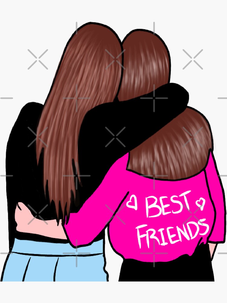 Two Best Friends - Matching BFF | Sticker