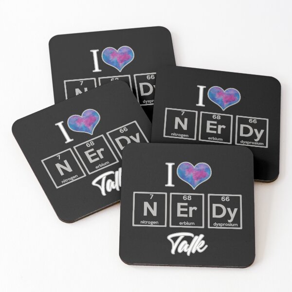 Item preview, I Love Nerdy Talk - Periodic Table designed and sold by ColorfulMystic.