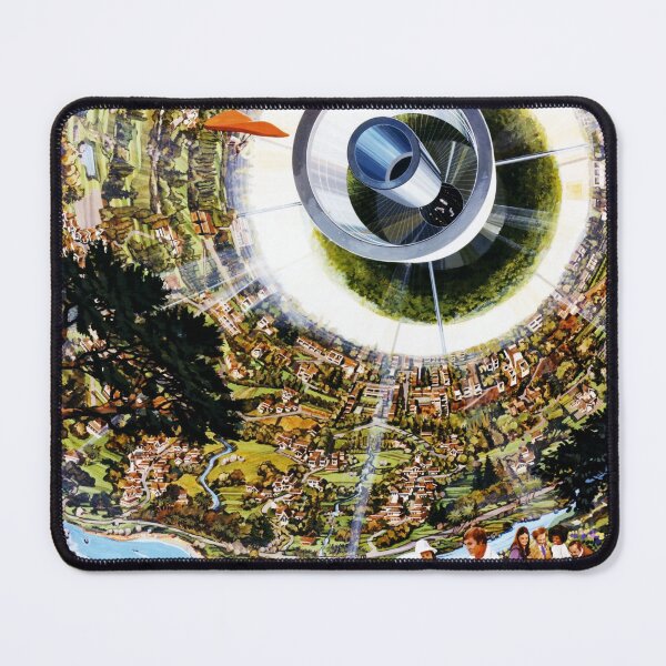 Item preview, NASA ARC Bernal Sphere Interior Art designed and sold by bobbooo.