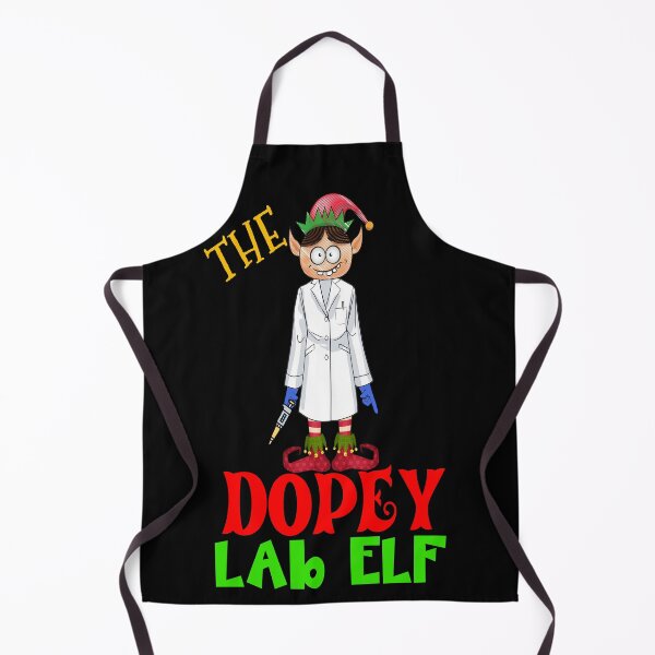 Item preview, THE DOPEY LAB ELF FUNNY CHRISTMAS MEDICAL LAB SCIENTIST TECH SCIENTIST MICROBIOLOGY designed and sold by Hippiesole.