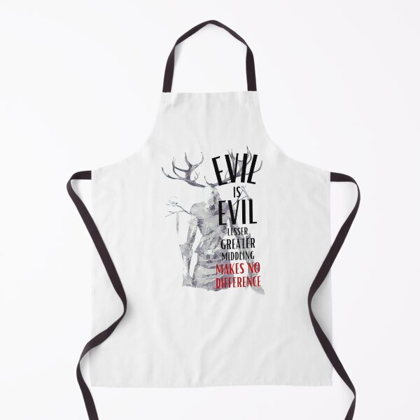 Item preview, Evil is Evil - Lesser, Greater, Middling, Makes no Difference - Fantasy designed and sold by Fenay Designs.