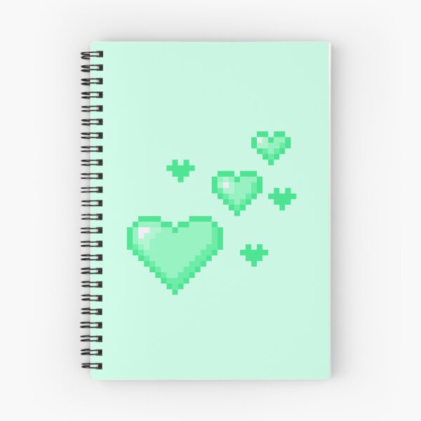 Item preview, Cute green heart pixel art  designed and sold by Valentine145.