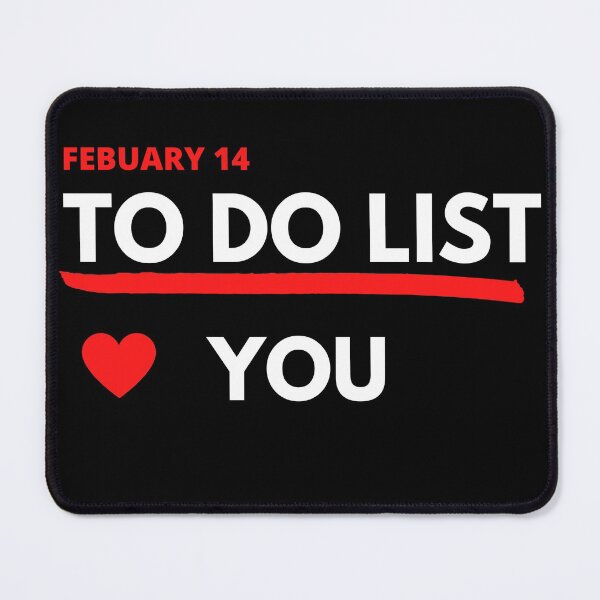 Item preview, Valentines To Do List - Naughty Valentines Day designed and sold by Vibbin4Life33.