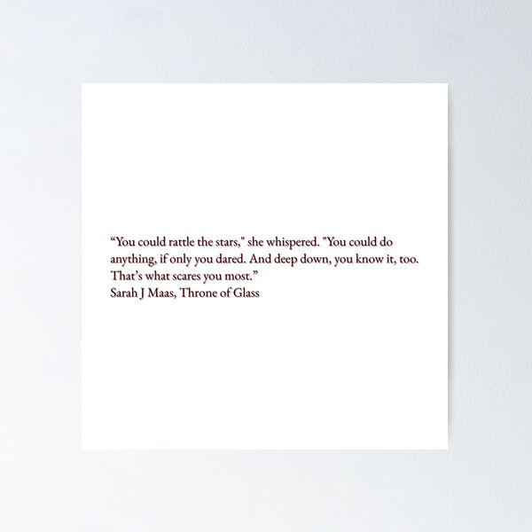 Item preview, throne of glass quote sarah j maas stars quotes designed and sold by lexynlee.