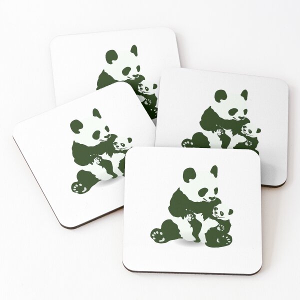 Item preview, Panda Mother and Baby Cute Animal Friendly Panda Sticker designed and sold by theNane designs.