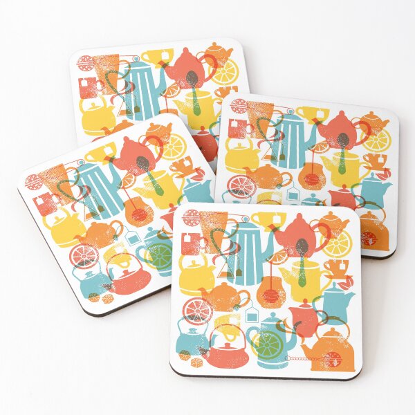 Item preview, Vintage Style Kitchen and Tea Art - Brights designed and sold by moosemtndesign.