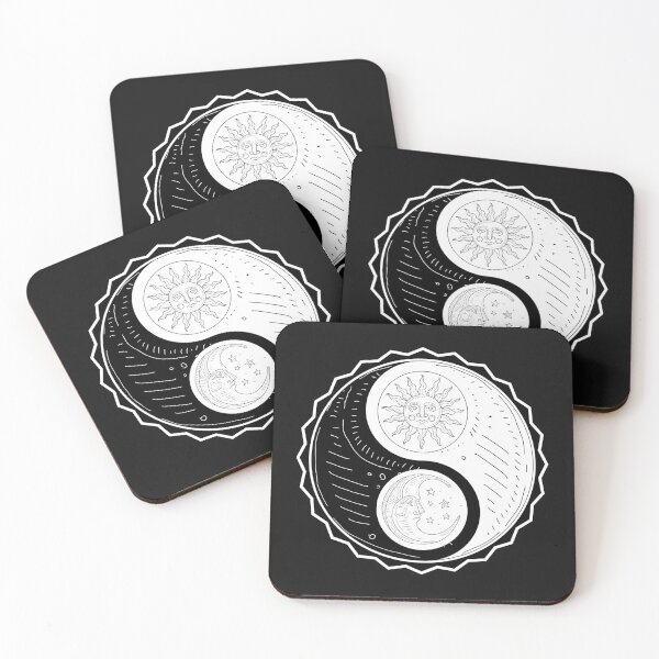 Item preview, yin yang sun and moon  designed and sold by Bizarro23.