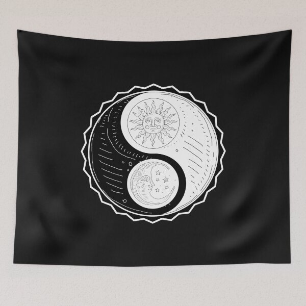 Item preview, yin yang sun and moon  designed and sold by Bizarro23.