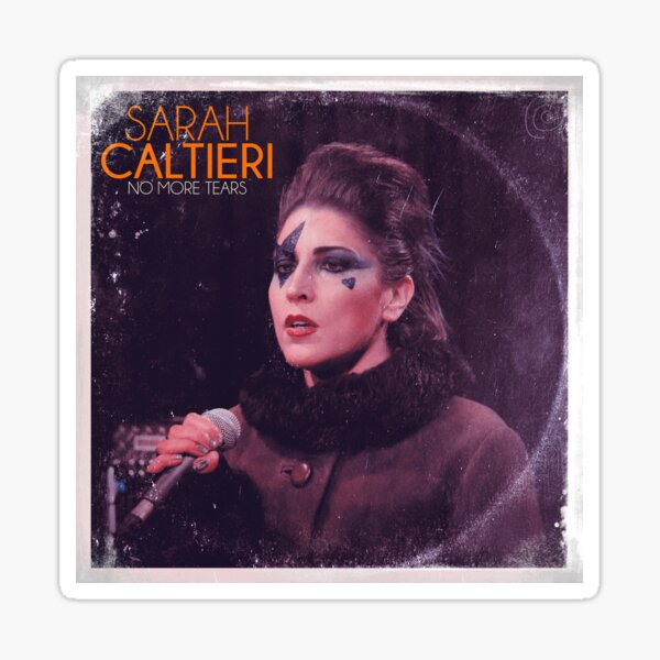 No More Tears Official Single Cover Artwork - Sarah Caltieri Sticker