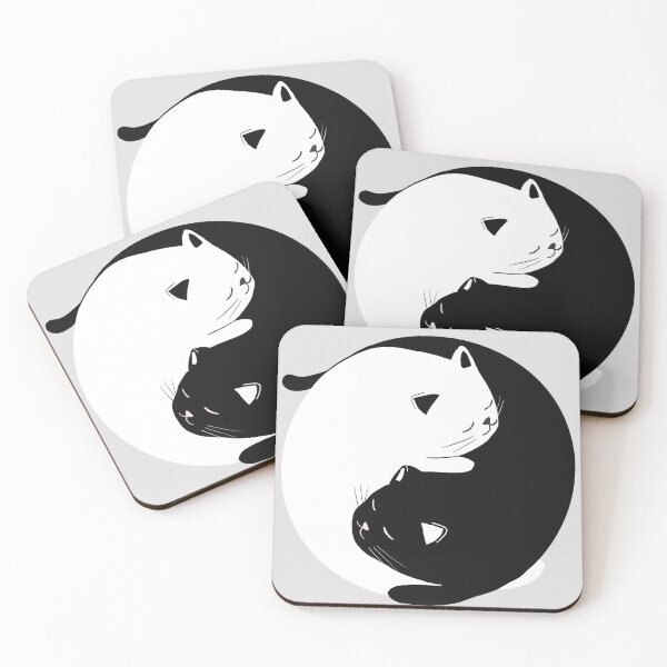 Item preview, Cute Sleeping Cats Yin and Yang designed and sold by TineRose.