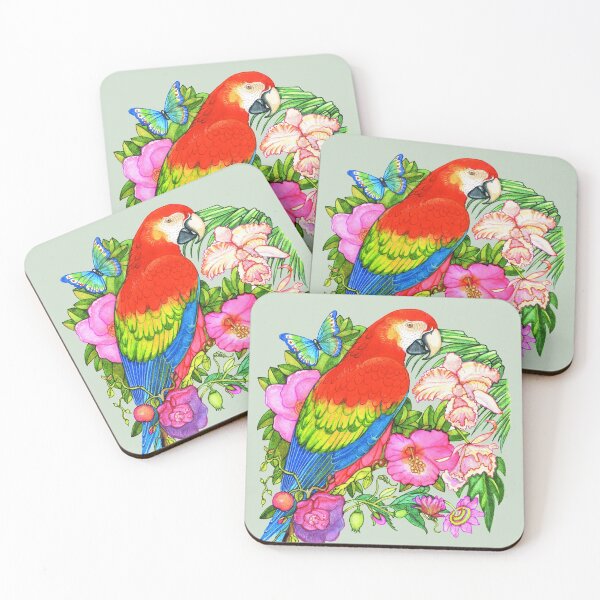 Item preview,  Hello Gorgeous Colorful Tropical Macaw Parrot designed and sold by Shadowlight21.