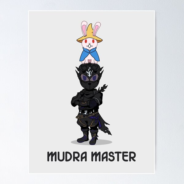 Item preview, FFXIV NIN Mudra Master designed and sold by rairaDraws.