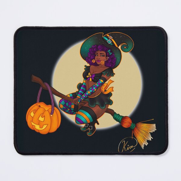 Item preview, Black Woman Witch| Black women Fantasy Art designed and sold by Shakira Rivers.