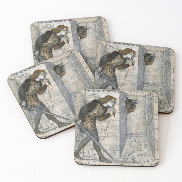 Item preview, Theseus and the Minotaur in the Labyrinth designed and sold by BulganLumini.