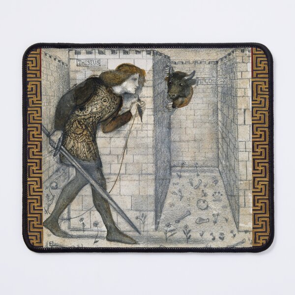 Item preview, Theseus and the Minotaur in the Labyrinth designed and sold by BulganLumini.