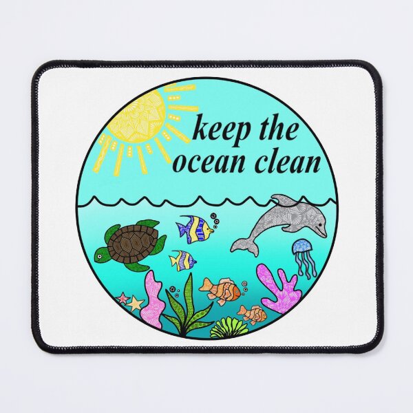 Item preview, Keep The Ocean Clean Art Save The Sea save the planet protect the planet designed and sold by lucysbohodesign.