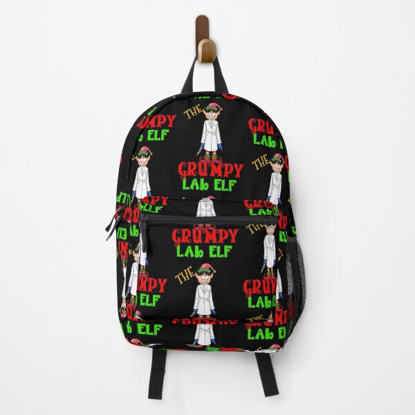 Item preview, THE GRUMPY LAB ELF FUNNY CHRISTMAS MEDICAL LAB SCIENTIST TECH SCIENTIST MICROBIOLOGY designed and sold by Hippiesole.