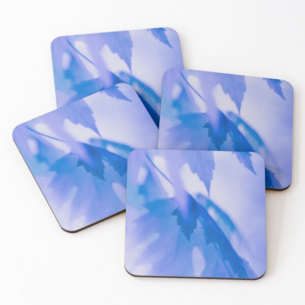 Item preview, Beautiful branch with maple leaves, toned in blue and purple designed and sold by Evgeniia Biriukova.