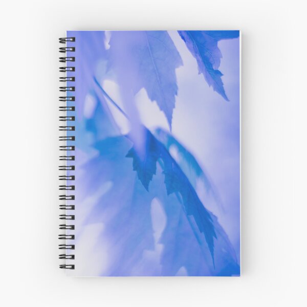 Item preview, Beautiful branch with maple leaves, toned in blue and purple designed and sold by Evgeniia Biriukova.