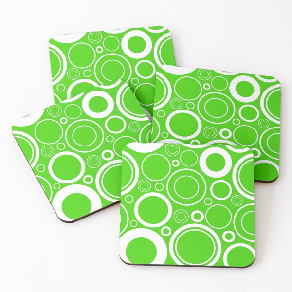 Item preview, Green & White Circles designed and sold by atroffire.