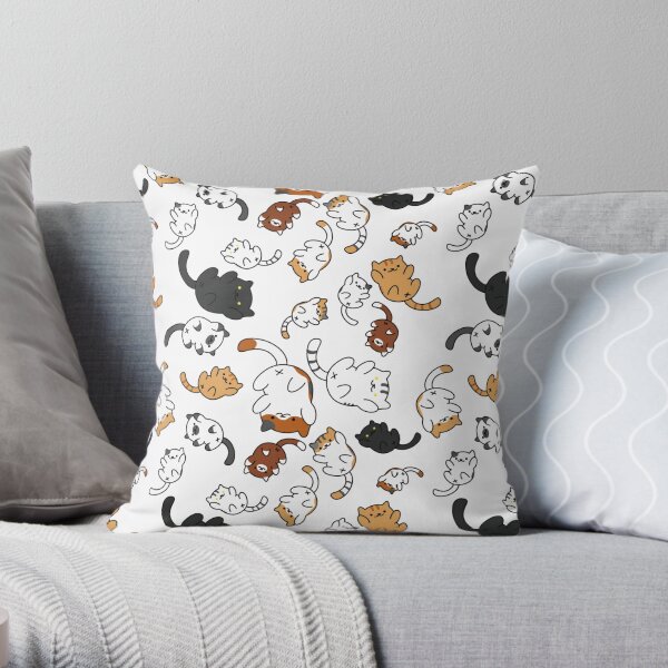 Nekoatsume | Neko Atsume Kitty Collector Throw Pillow