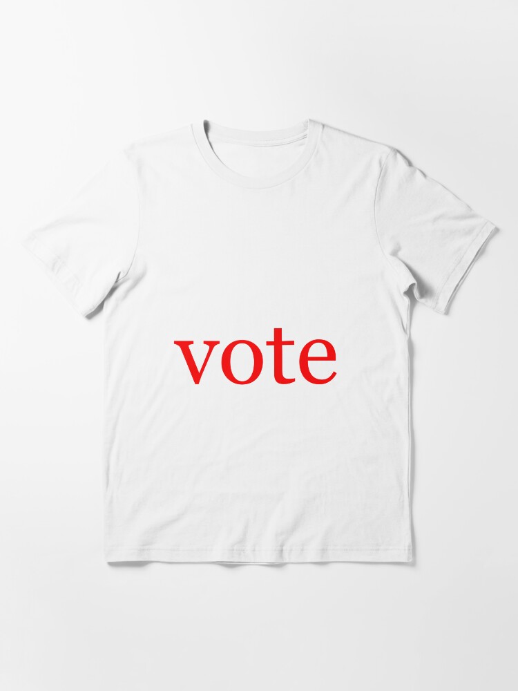 Alternate view of Vote Written in Red Essential T-Shirt