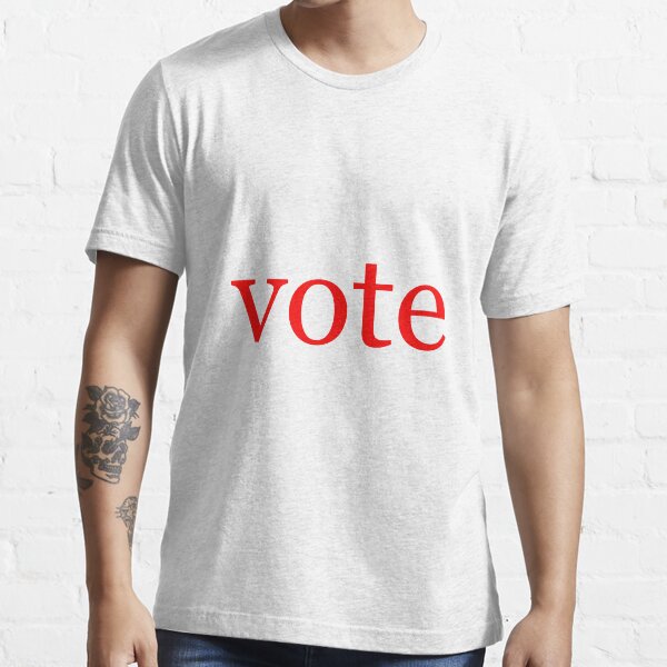 Vote Written in Red Essential T-Shirt