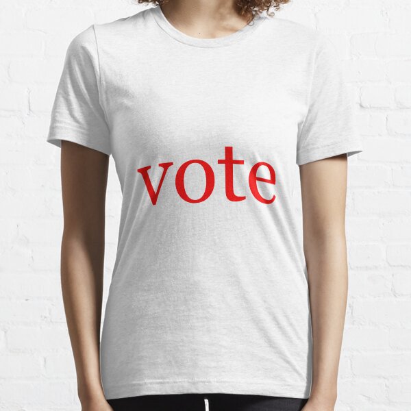 Vote Written in Red Essential T-Shirt