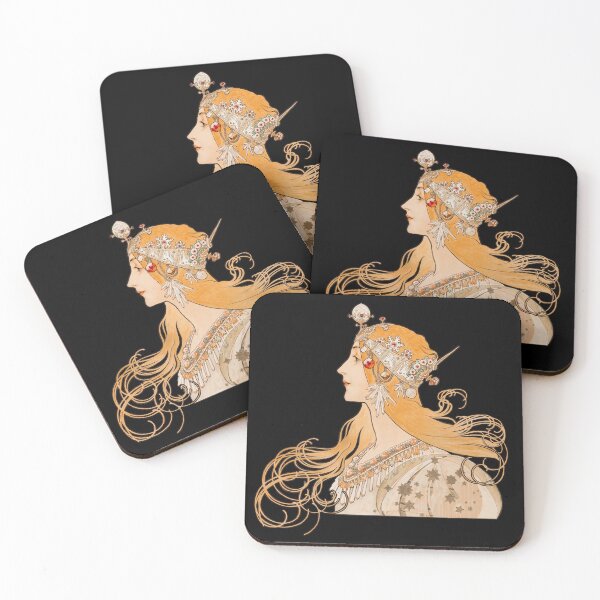Item preview, mucha la plume designed and sold by PinkDuckTees.
