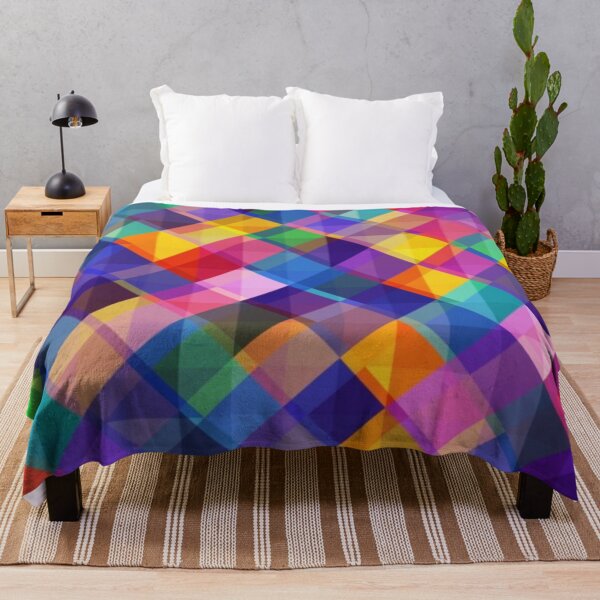 Item preview, Colorful Plaid designed and sold by kawaiistudio.