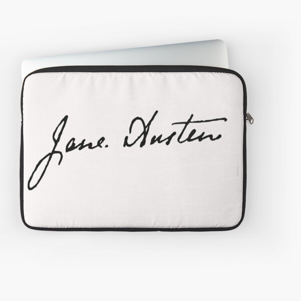 CPU-JANE  Jane Austen's Oak Computer Laptop Bag Case 15.6