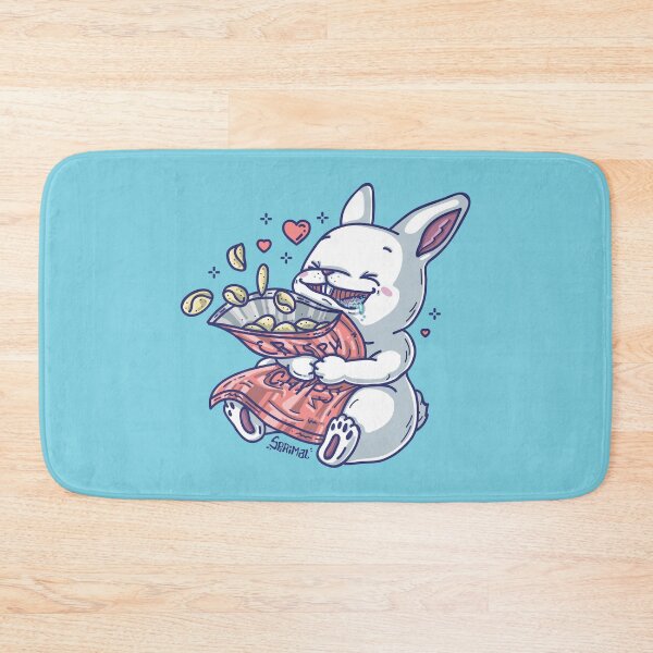 Item preview, Cute bunny rabbit loving crispy potato chips designed and sold by SPIRIMAL.