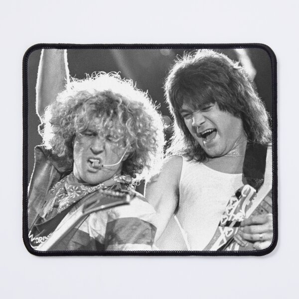 Item preview, Eddie VanHalen BW Photograph designed and sold by ConcertImages.