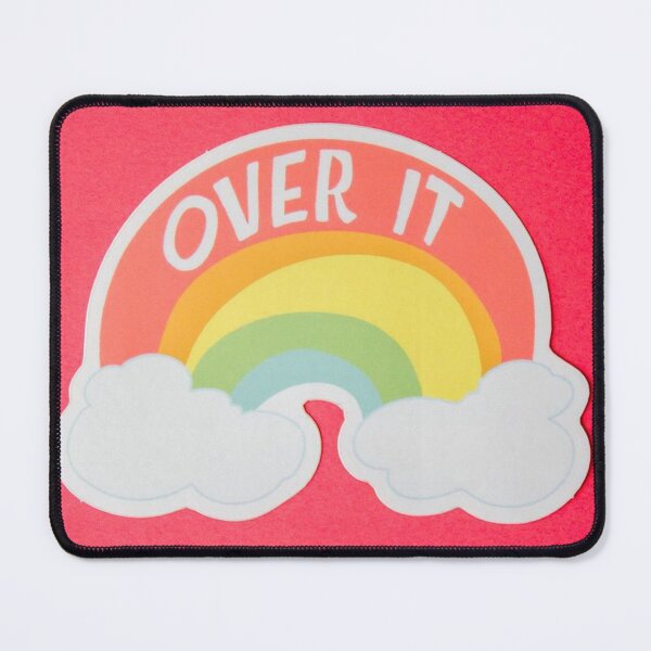 Item preview, Over It -Rainbow https://lduke47.redbubble.com designed and sold by lduke47.